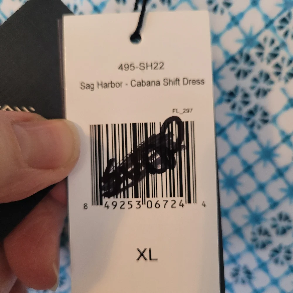 NWT Cabana Life Sag Harbor UPF 50+ dress - XL.    M52 - Picture 6 of 12